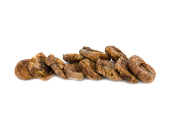 dried figs isolated on a white background
