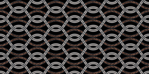 Fashionable geometric design. Used for clothing, textile, wallpaper, background and other decoration.