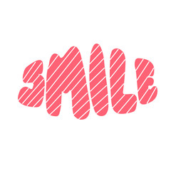 mile. Motivating slogan, for posters, banners, advertising. Flat style.