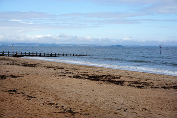Portobello Beach at the Firth of Forth in Edinburgh