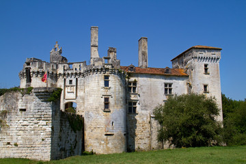 Chateau de Mareuil, a medieval castle in Mareuil-sur-Belle, France