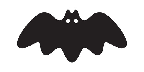 bat vector icon logo Halloween symbol dracula Vampire ghost cartoon character doodle illustration design