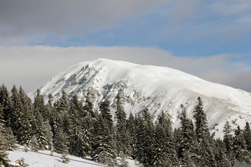 Obraz premium peak, snowy, top, alps, climbing, sport, tour, glacier, europe, ridge, mountaineering, scenery, tourism, altitude, alpine, alpinism, extreme, france, nature, forest, snow, outdoor, sky, landscape, sea