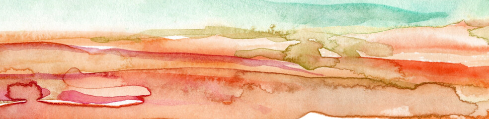 Hand Drawn Abstract Watercolor Background