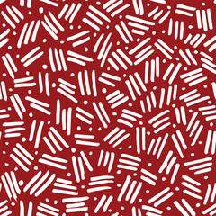 Abstract Seamless Pattern. Brush Strokes.