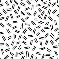 Abstract Seamless Pattern. Brush Strokes.