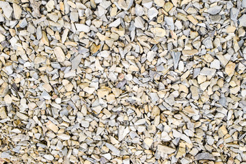 Background from small round crushed stone