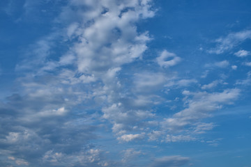 Obraz premium Clouds on the blue sky.