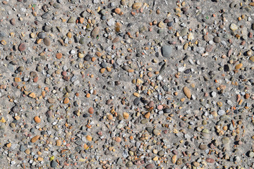 Pellet in old asphalt