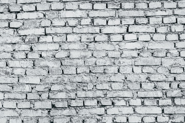 Stack of white brick wall