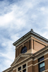 Design of old brick building