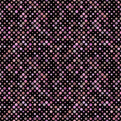 Geometrical seamless chaotic dot pattern background design - abstract vector graphic