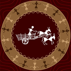 Folk Design Bullock Cart