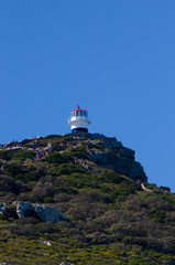 Fototapeta na wymiar lighthouse on high