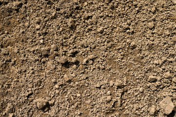Textured ground surface as background, top view