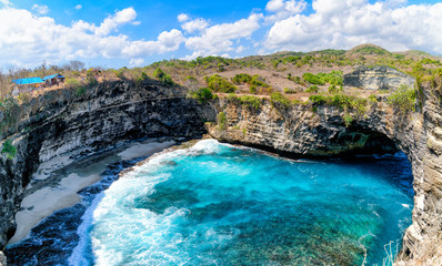 Angel's Billabong, the natural pool on the island of Nusa Penida, Klingung regency, Bali, Indonesia.