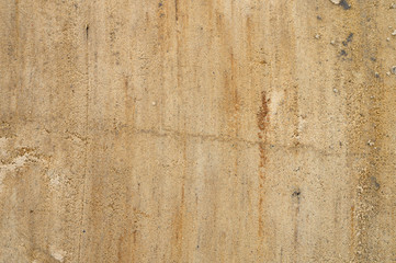 Textured ground and sand surface as background, top view