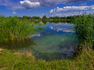 lake in deep forest © normansava