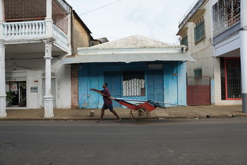 haus cafe auf madagaskar in antsiranana