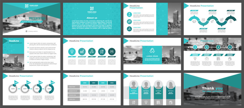 Presentation templates, corporate. Elements of infographics for presentation templates. Annual report, book cover, brochure, layout, leaflet layout template design.