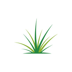 Grass logo template vector icon illustration design 
