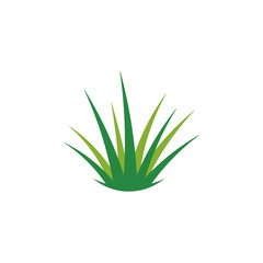 Grass logo template vector icon illustration design 