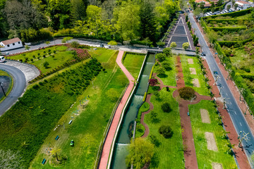 Sao Miguel - Furnas und Landschaften auf der Azoren-Insel aus der Luft