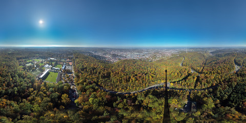 Stuttgart Fernsehturm, 360 Panoramabild © Michael