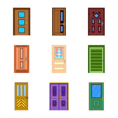 Vector illustration of interior and home icon. Set of interior and building stock symbol for web.
