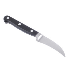 Kitchen knife on a white background