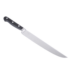 Kitchen knife on a white background