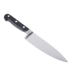 Kitchen knife on a white background