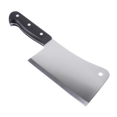 Kitchen knife on a white background