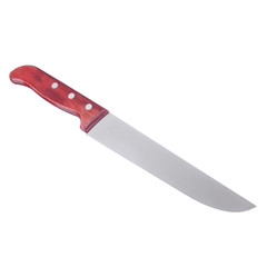 Kitchen knife on a white background