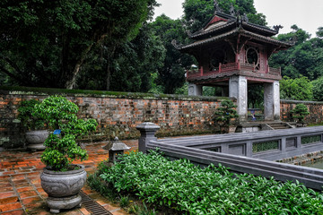Fototapeta premium Temple of Literature in Hanoi, Vietnam.