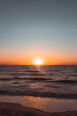 Obraz premium sunset over the sea