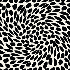 abstract geometric leaves pattern for natural background, simple minimalist graphic , retro decoration , summer fashion