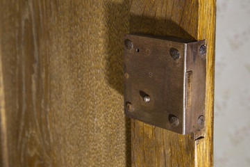 Oak cabinet around 1750, Eichenschrank um 1750