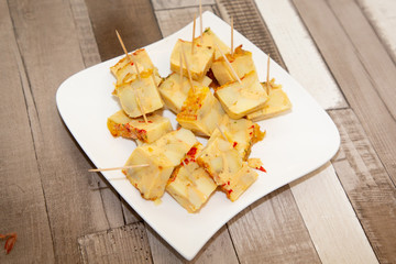 Appetizers for festive events unique occasions finger food in wood table