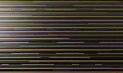 gold matte horizontal lines on black background