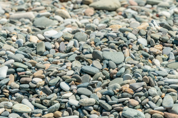 Nice background image of big pebbles on a beach