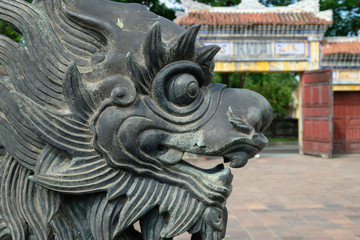 Fototapeta na wymiar Imperial City in Hue, Vietnam