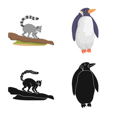 Isolated object of nature and fun symbol. Collection of nature and entertainment stock symbol for web.