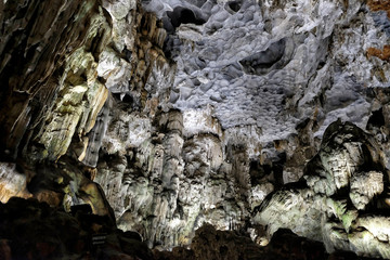 Thien Cung Cave in Halong Bay, Vietnam