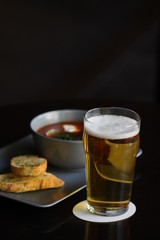 Beer and soup