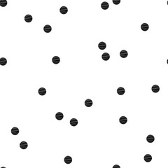 Seamless pattern, polka dot fabric, wallpaper, vector. Can be used in textile industry, paper, background, scrapbooking.
