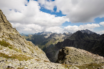 Fototapeta na wymiar Path to Rysy Tatra mountains