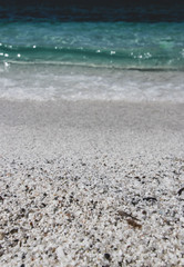 waves on the sand - Mari Ermi Sardegna
