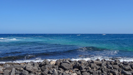 Caleta-de-Fuste is a cosy beach resort on Fuerteventura island, Canarias, Spain