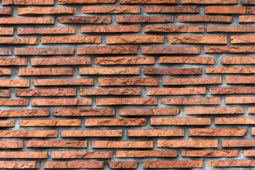 Thin bricks wall background